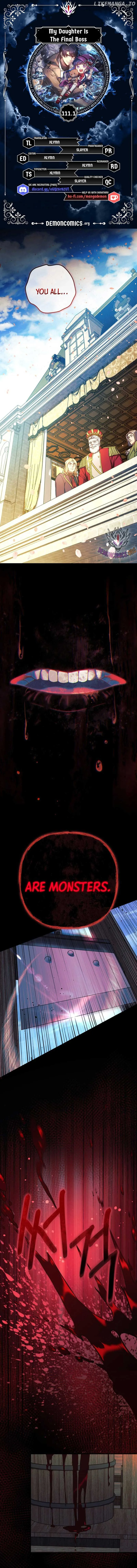 My Daughter is the Final Boss Chapter 111.1 page 2