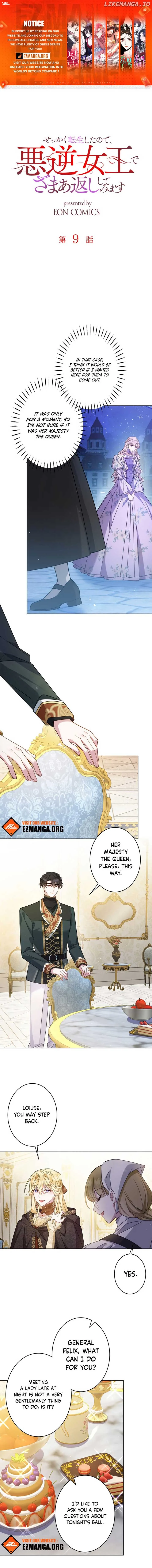 Reincarnated As the Villain Queen to Get My Revenge Chapter 9 page 2