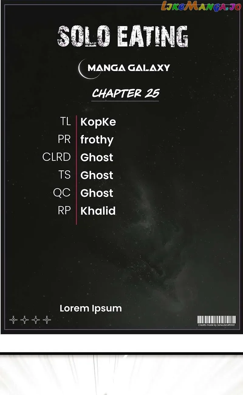 Solo Eating Chapter 25 page 2