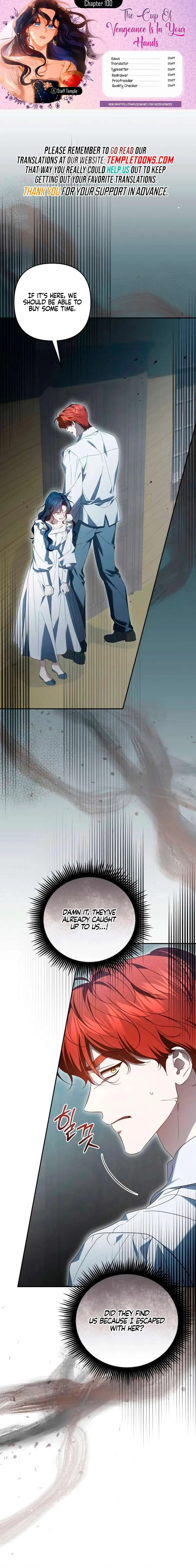 The Cup Of Vengeance Is In Your Hands Chapter 100 page 1