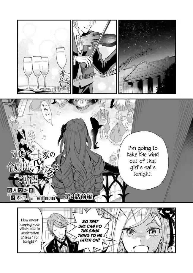 The Daughter of the Albert House Wishes for Ruin Chapter 4.1 page 2