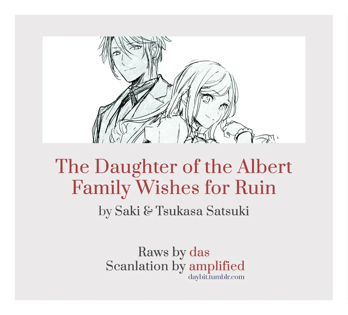 The Daughter of the Albert House Wishes for Ruin Chapter 10.3 page 1