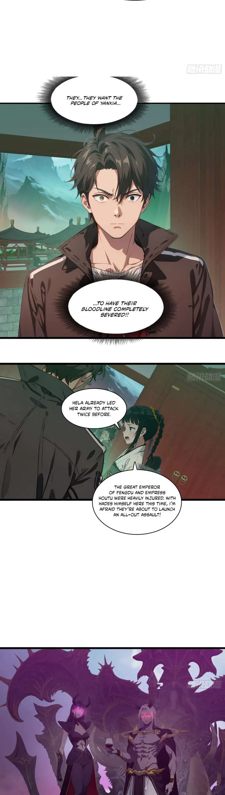 The Evil God Descends, I Own Great Hell Chapter 87 page 10