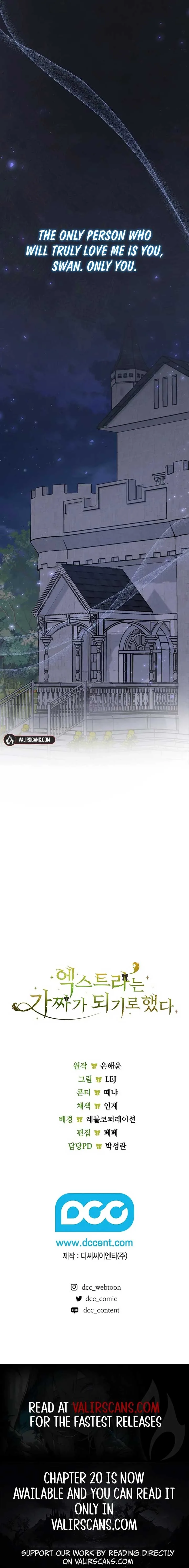 The Extra Decided to Be Fake Chapter 8 page 20
