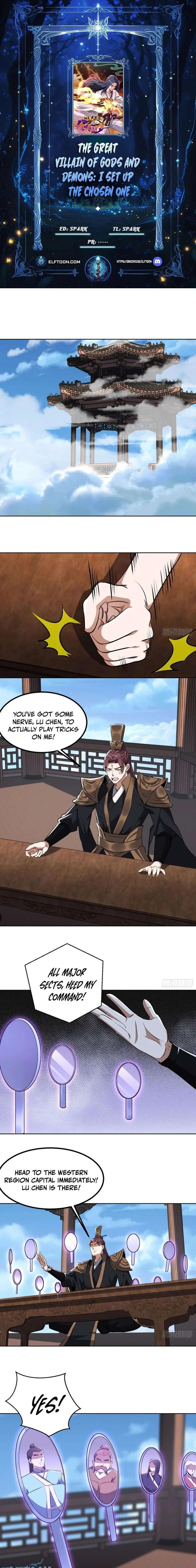 The Great Villain of Gods and Demons: I Set Up the Chosen One Chapter 19 page 1