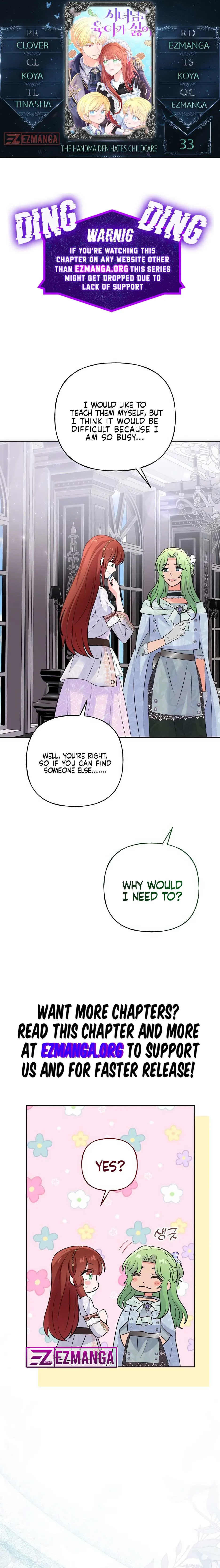 The Handmaiden Hates Childcare Chapter 33 page 2