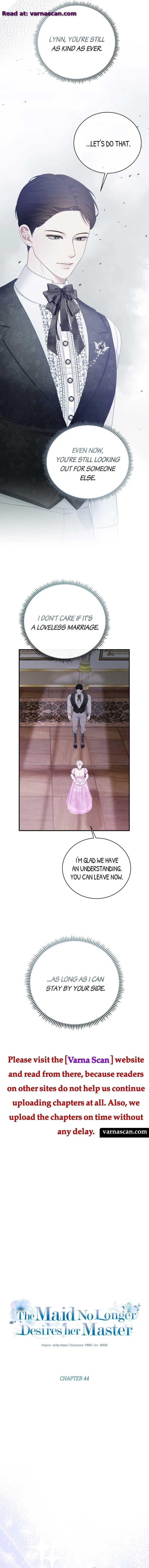 The Maid No Longer Desires her Master Chapter 44 page 3