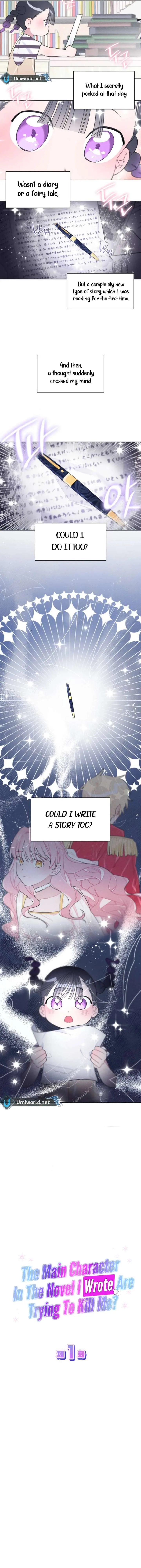 The Main Character In The Novel I Wrote Are Trying To Kill Me? Chapter 1 page 11
