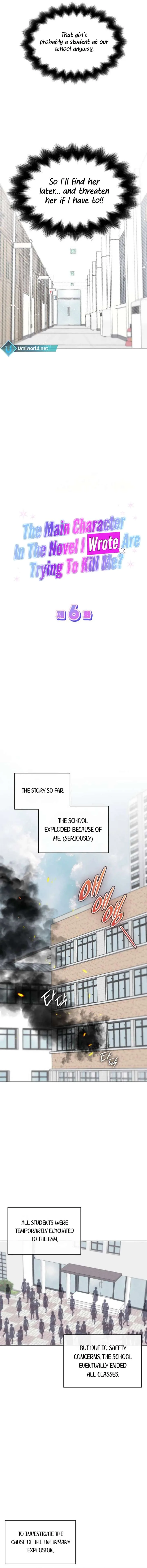 The Main Character In The Novel I Wrote Are Trying To Kill Me? Chapter 6 page 8