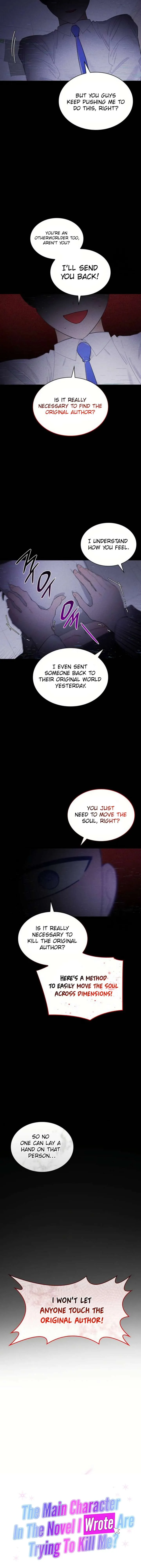 The Main Character In The Novel I Wrote Are Trying To Kill Me? Chapter 8 page 4