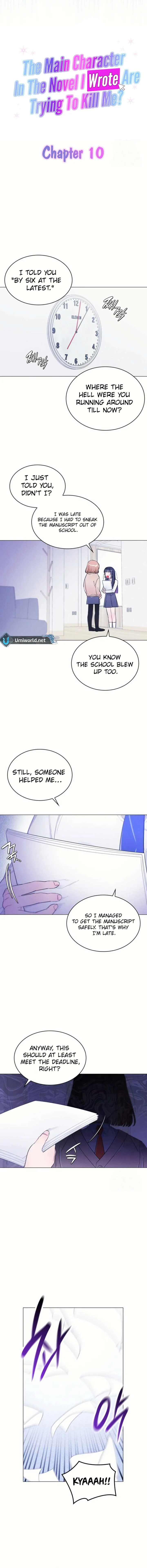 The Main Character In The Novel I Wrote Are Trying To Kill Me? Chapter 10 page 4