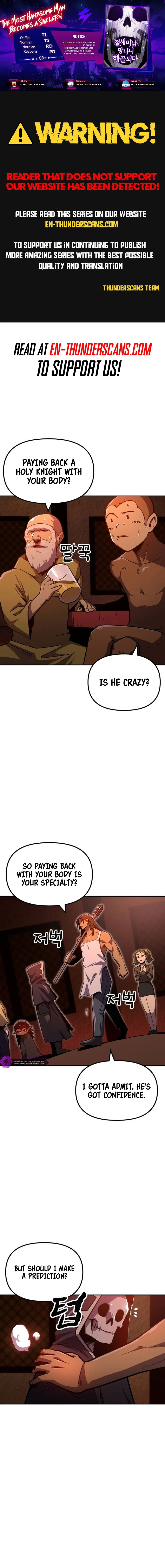 The Most Handsome Man Becomes a Skeleton Chapter 8 page 2