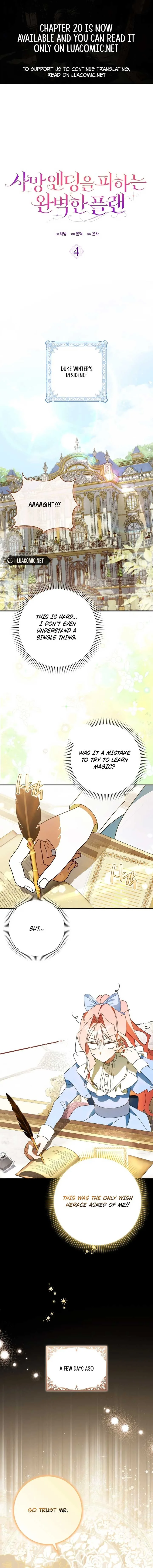 The Perfect Plan to Avoid the Death Ending Chapter 4 page 2