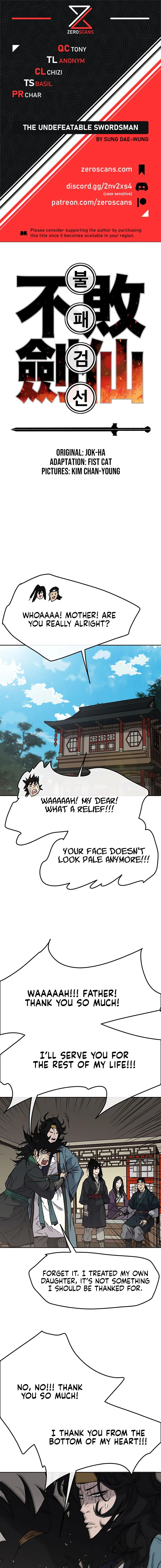 The Undefeatable Swordsman Chapter 32 page 2