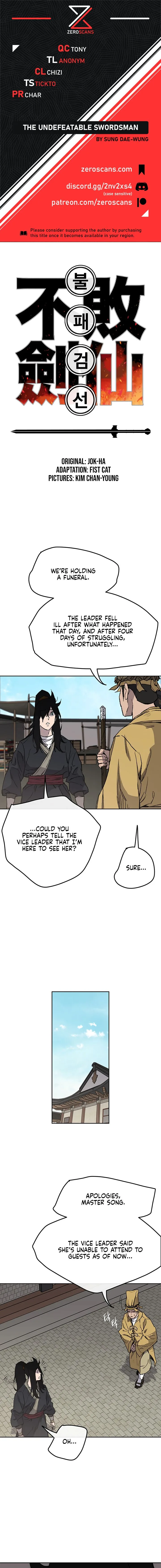 The Undefeatable Swordsman Chapter 34 page 2