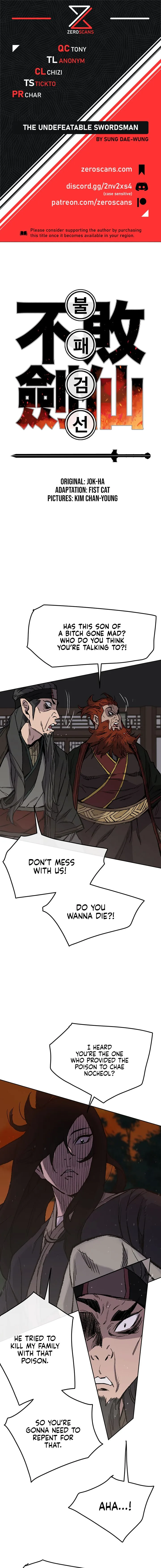 The Undefeatable Swordsman Chapter 35 page 2