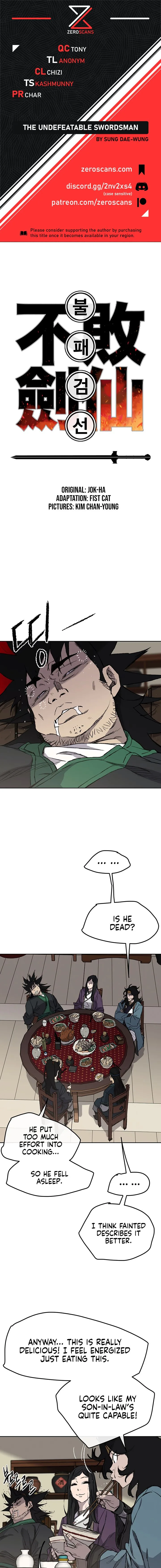 The Undefeatable Swordsman Chapter 33 page 2