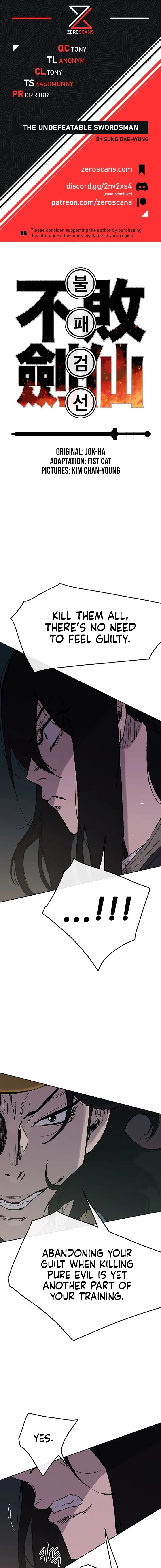The Undefeatable Swordsman Chapter 40 page 2