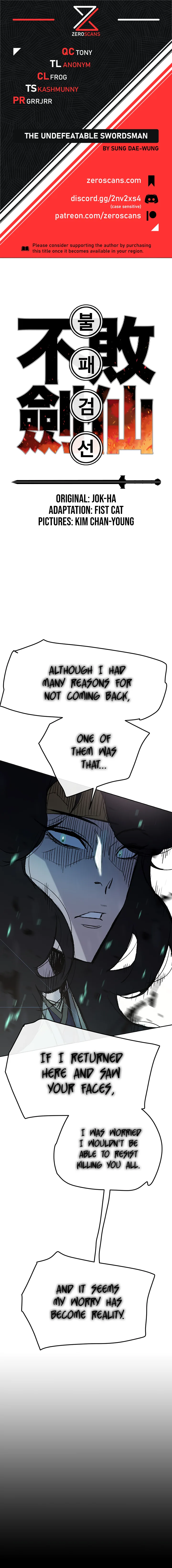 The Undefeatable Swordsman Chapter 43 page 2