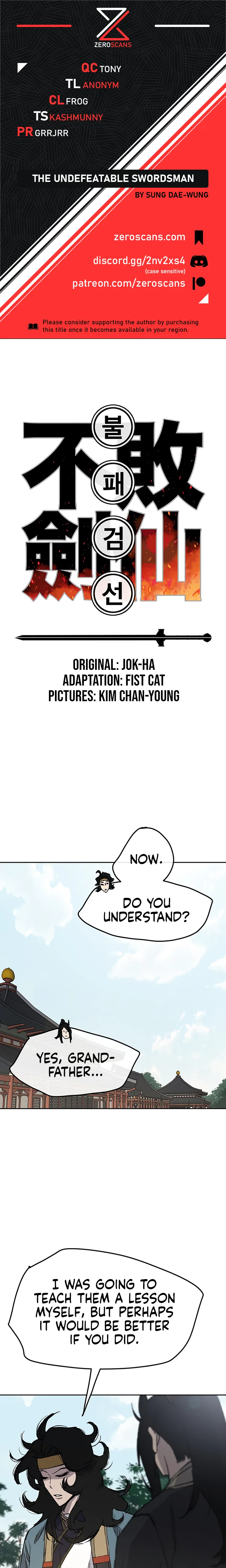 The Undefeatable Swordsman Chapter 44 page 2