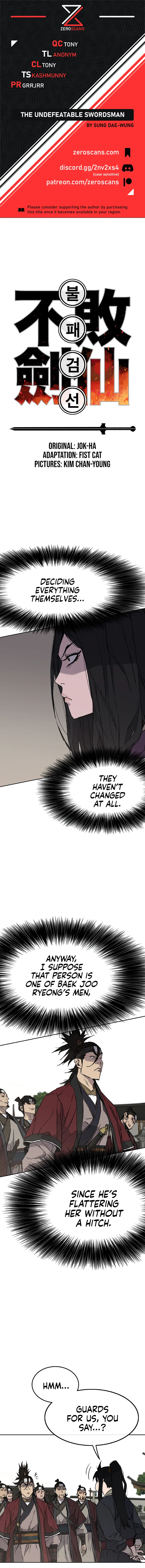 The Undefeatable Swordsman Chapter 45 page 2