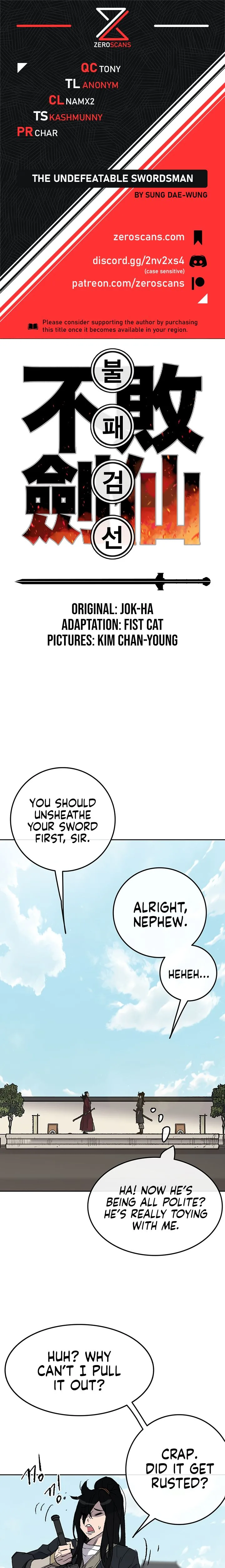 The Undefeatable Swordsman Chapter 48 page 2