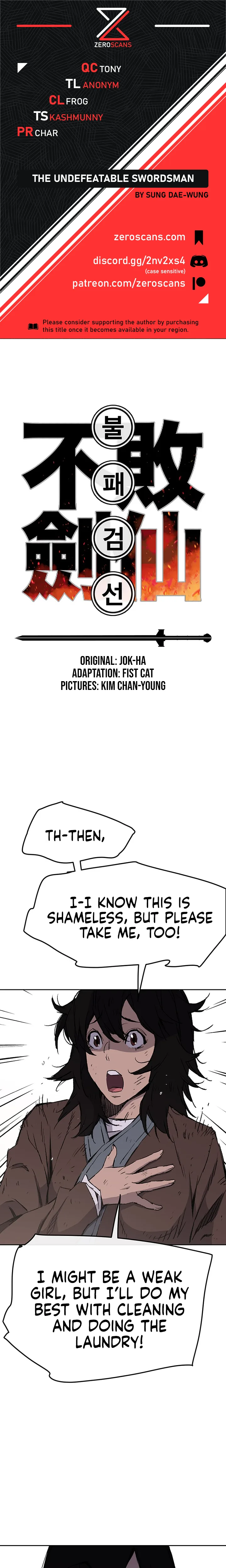 The Undefeatable Swordsman Chapter 46 page 2