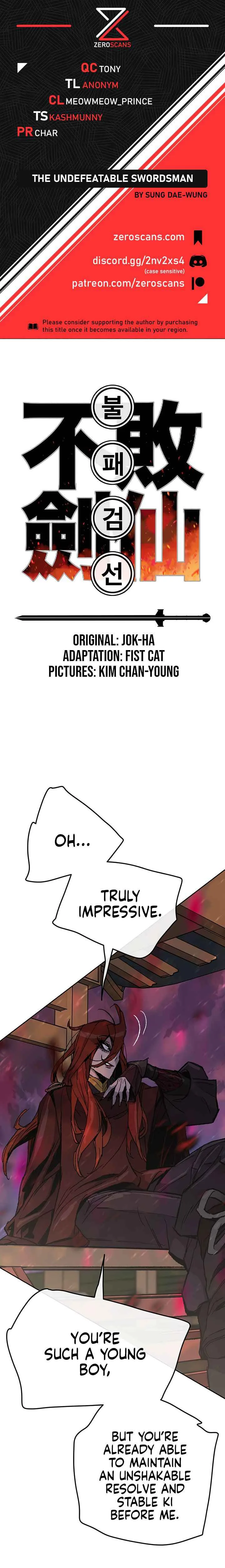 The Undefeatable Swordsman Chapter 51 page 2