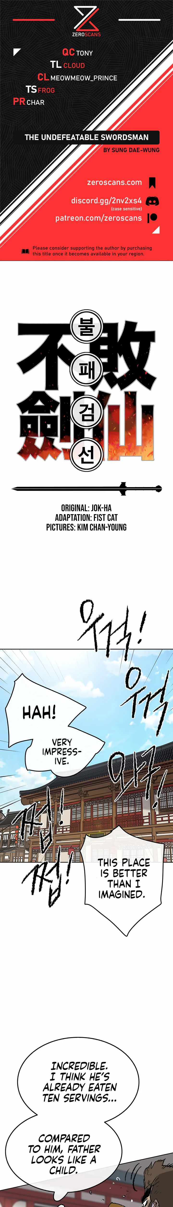The Undefeatable Swordsman Chapter 53 page 2