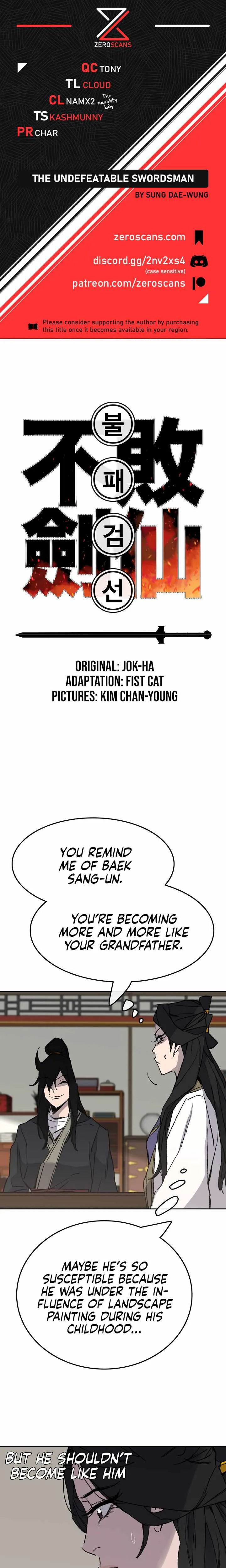 The Undefeatable Swordsman Chapter 54 page 2