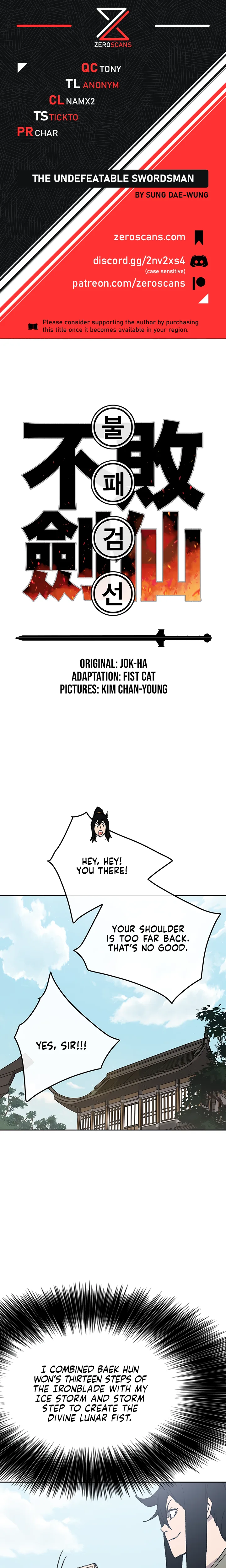 The Undefeatable Swordsman Chapter 50 page 2