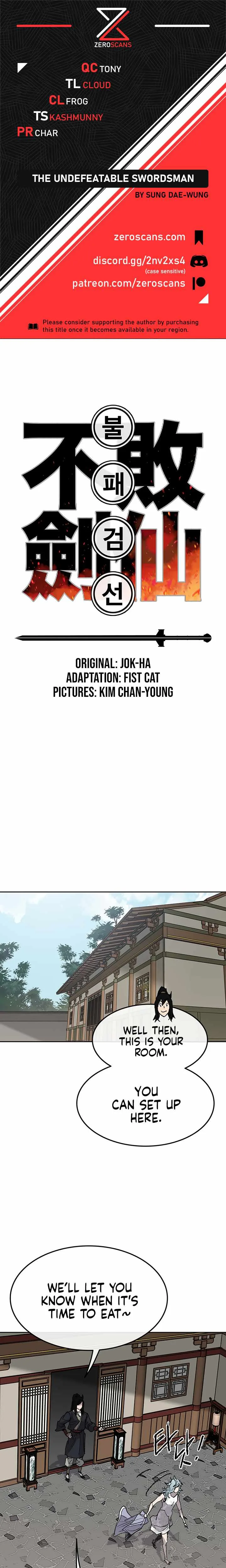 The Undefeatable Swordsman Chapter 57 page 2