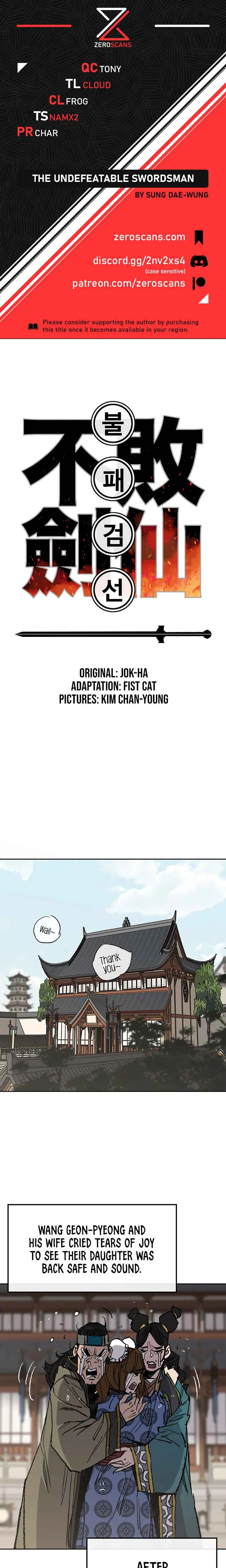 The Undefeatable Swordsman Chapter 62 page 2