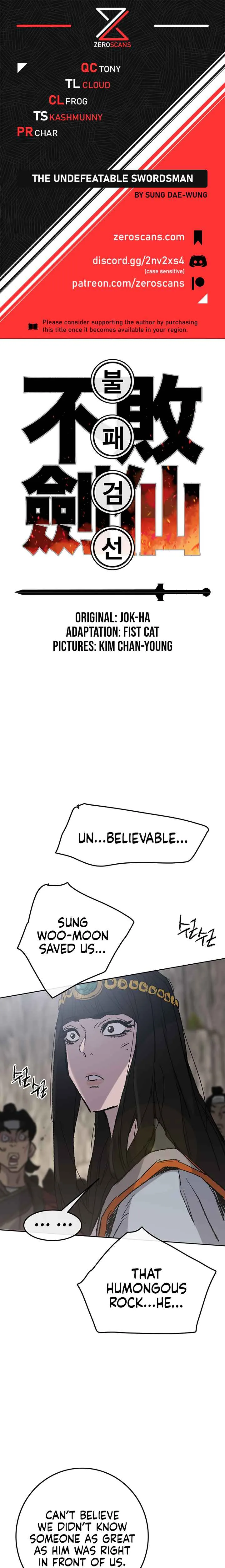 The Undefeatable Swordsman Chapter 67 page 2