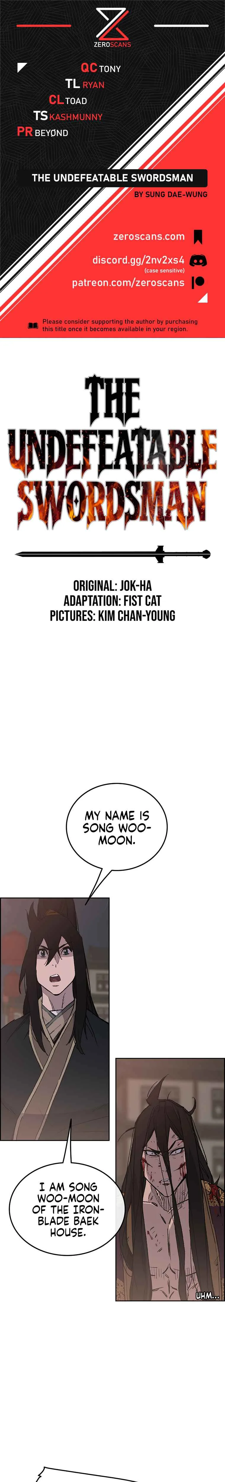 The Undefeatable Swordsman Chapter 88 page 2