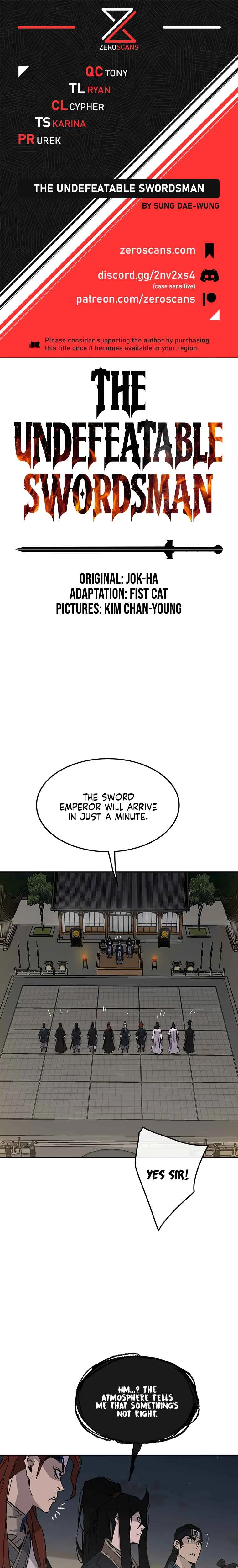 The Undefeatable Swordsman Chapter 96 page 2