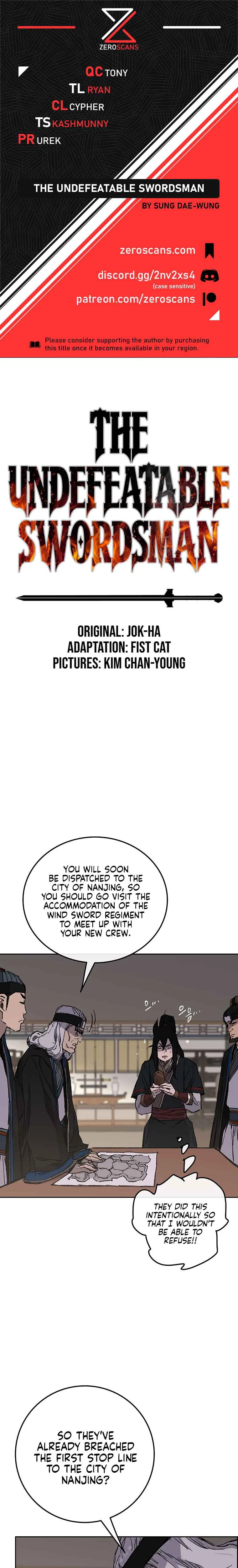 The Undefeatable Swordsman Chapter 98 page 2