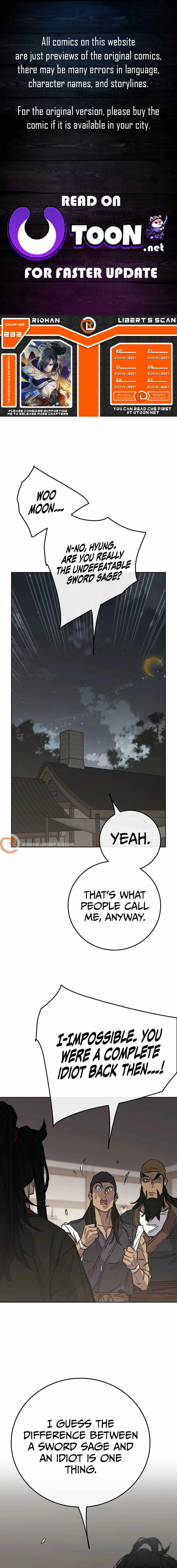 The Undefeatable Swordsman Chapter 232 page 2