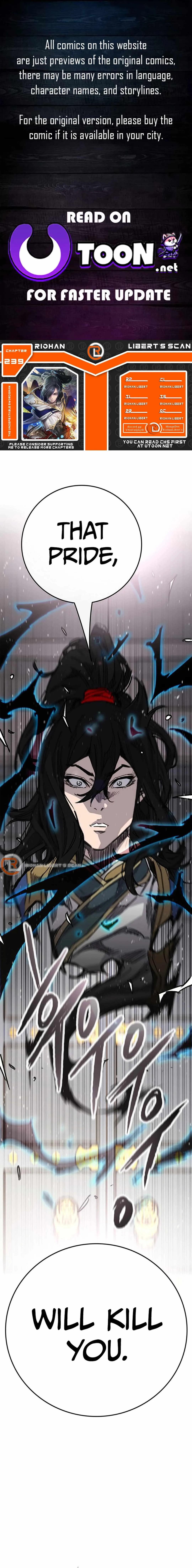 The Undefeatable Swordsman Chapter 239 page 2