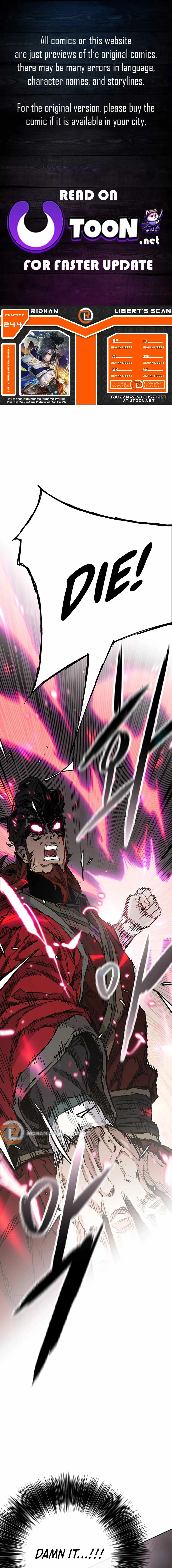 The Undefeatable Swordsman Chapter 244 page 2