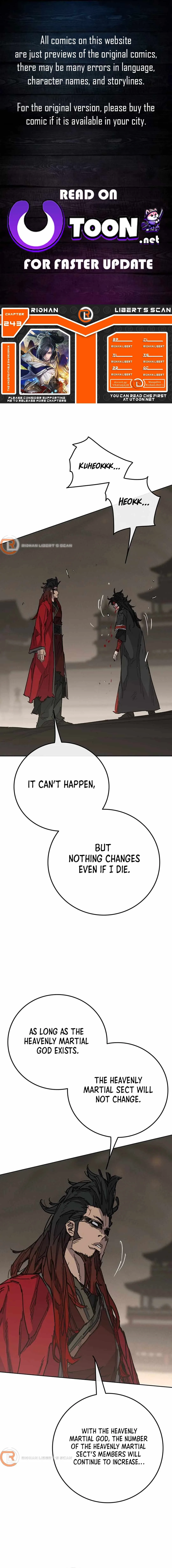 The Undefeatable Swordsman Chapter 243 page 2