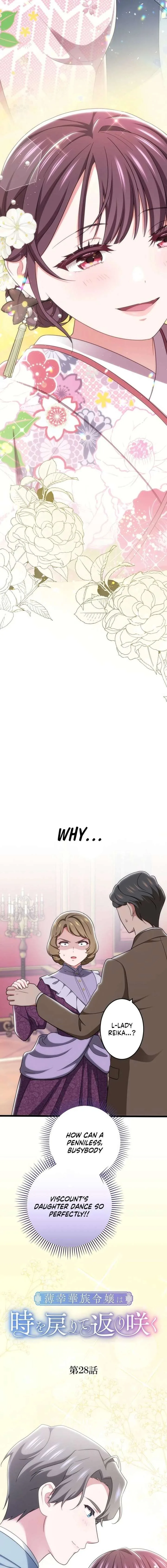 The Unfortunate Aristocratic Lady Turns Back Time and Rises Again Chapter 28 page 3