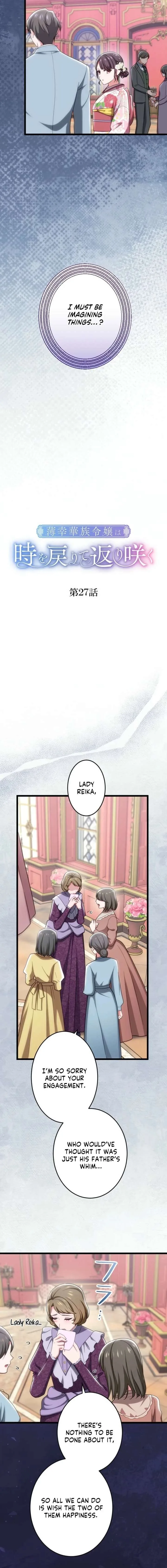 The Unfortunate Aristocratic Lady Turns Back Time and Rises Again Chapter 27 page 3