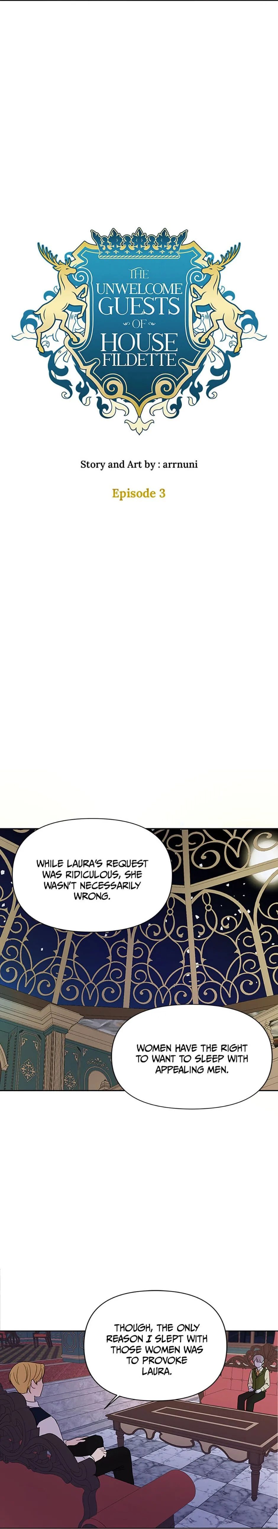 The Unwelcome Guests of House Fildette Chapter 3 page 14