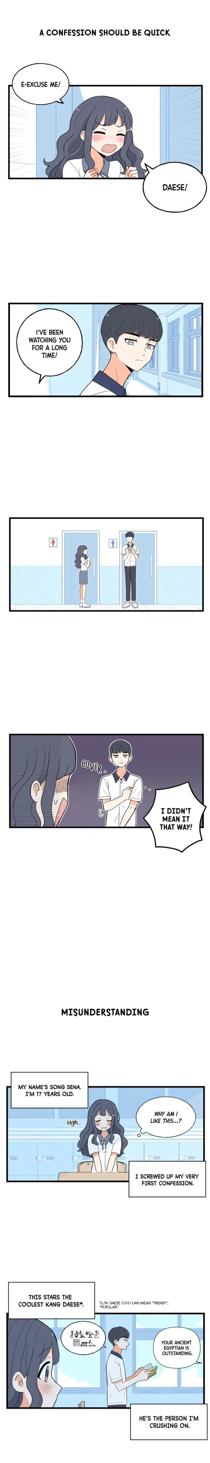 This Manhwa Ends When I Confess Chapter 1 page 2